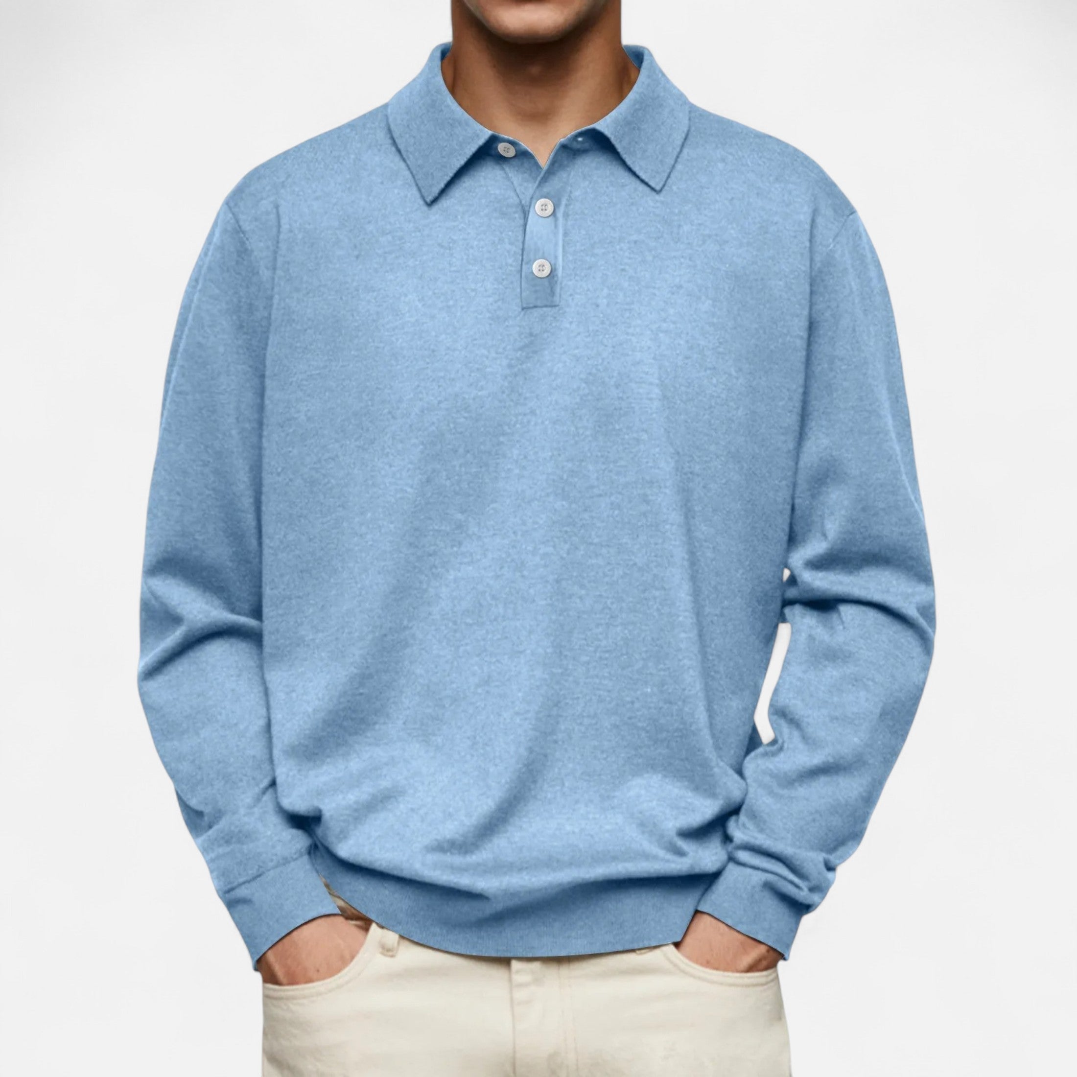 Long Sleeve Polo – Soft Fabric – Elegant Winter Style 9