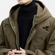 Long Waterproof Jacket – Hooded Design – Stylish Winter Essential 3