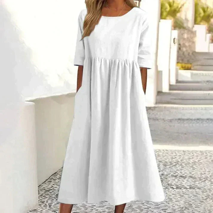 Loose Summer Dress – Chic Sake Knot Design – Effortless Everyday Style 0