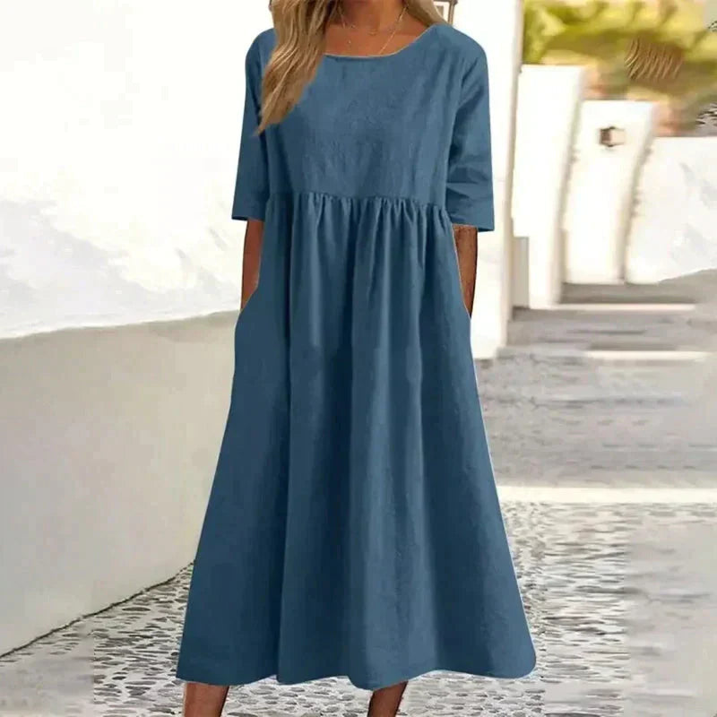 Loose Summer Dress – Chic Sake Knot Design – Effortless Everyday Style 11