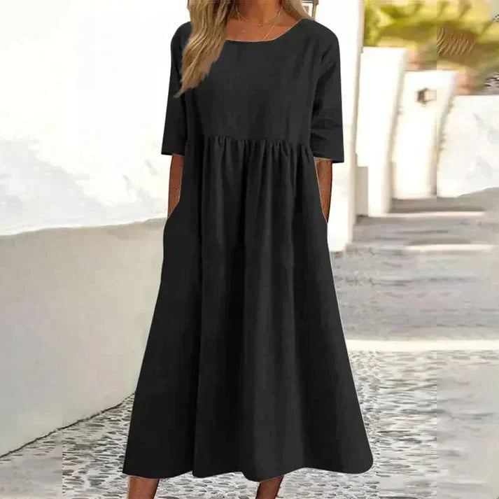 Loose Summer Dress – Chic Sake Knot Design – Effortless Everyday Style 13