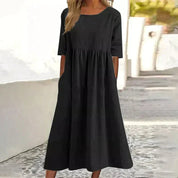 Loose Summer Dress – Chic Sake Knot Design – Effortless Everyday Style 13