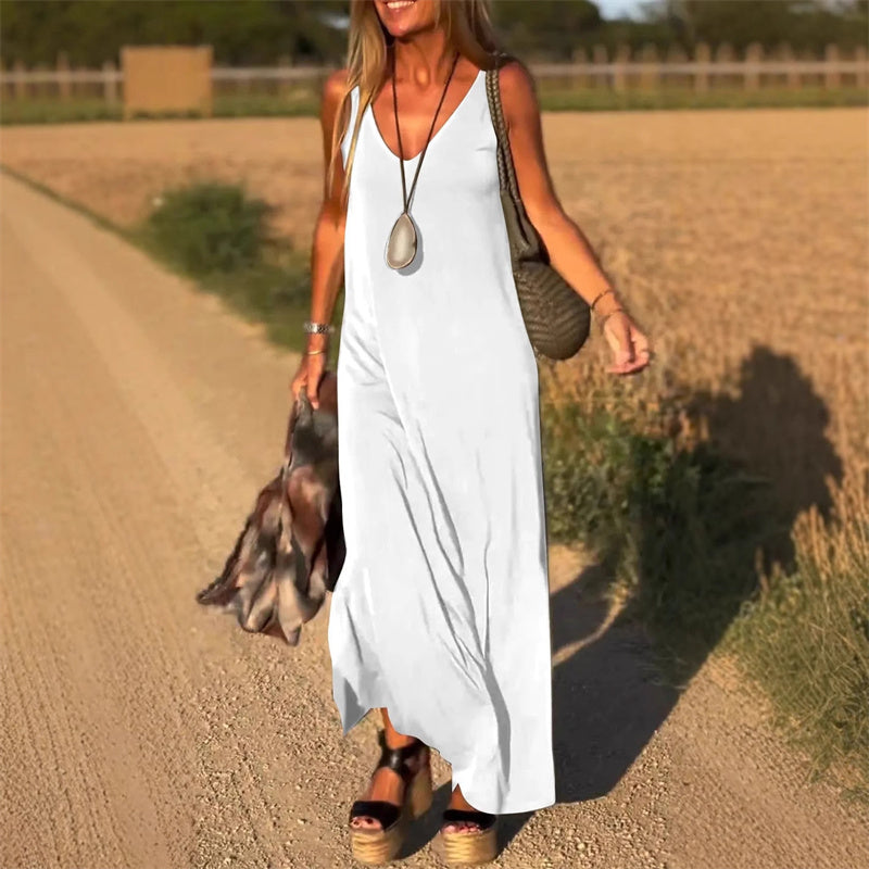 Maxi Dress – Flattering V-Neck – Effortless Summer Elegance 2