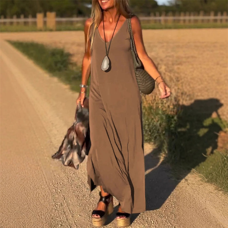 Maxi Dress – Flattering V-Neck – Effortless Summer Elegance 3