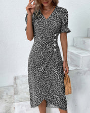 Maxi Dress – V-Neck Design – Effortless Summer Elegance 1