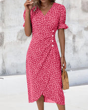Maxi Dress – V-Neck Design – Effortless Summer Elegance 8