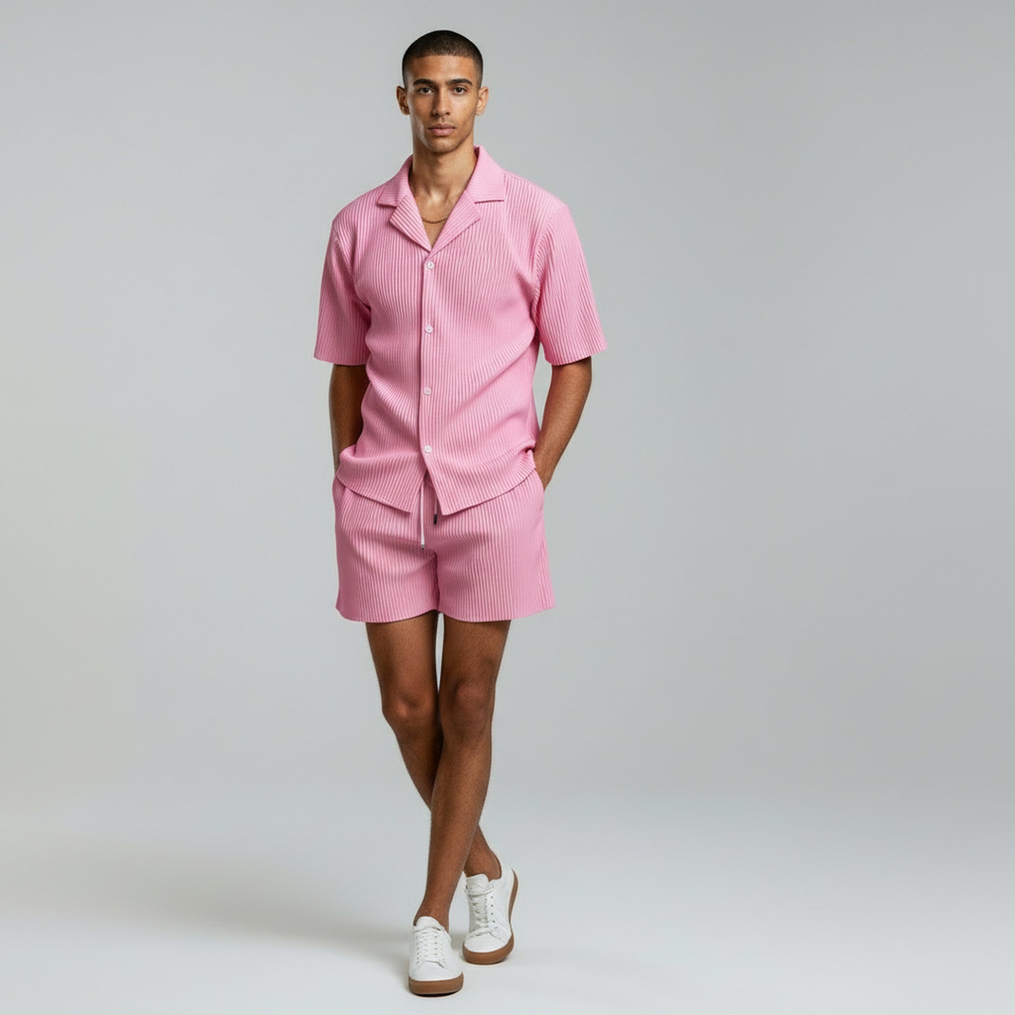 Set – Mens – Spring & Summer – Men's Ribbed Co-ord Set – Montford Co - 1