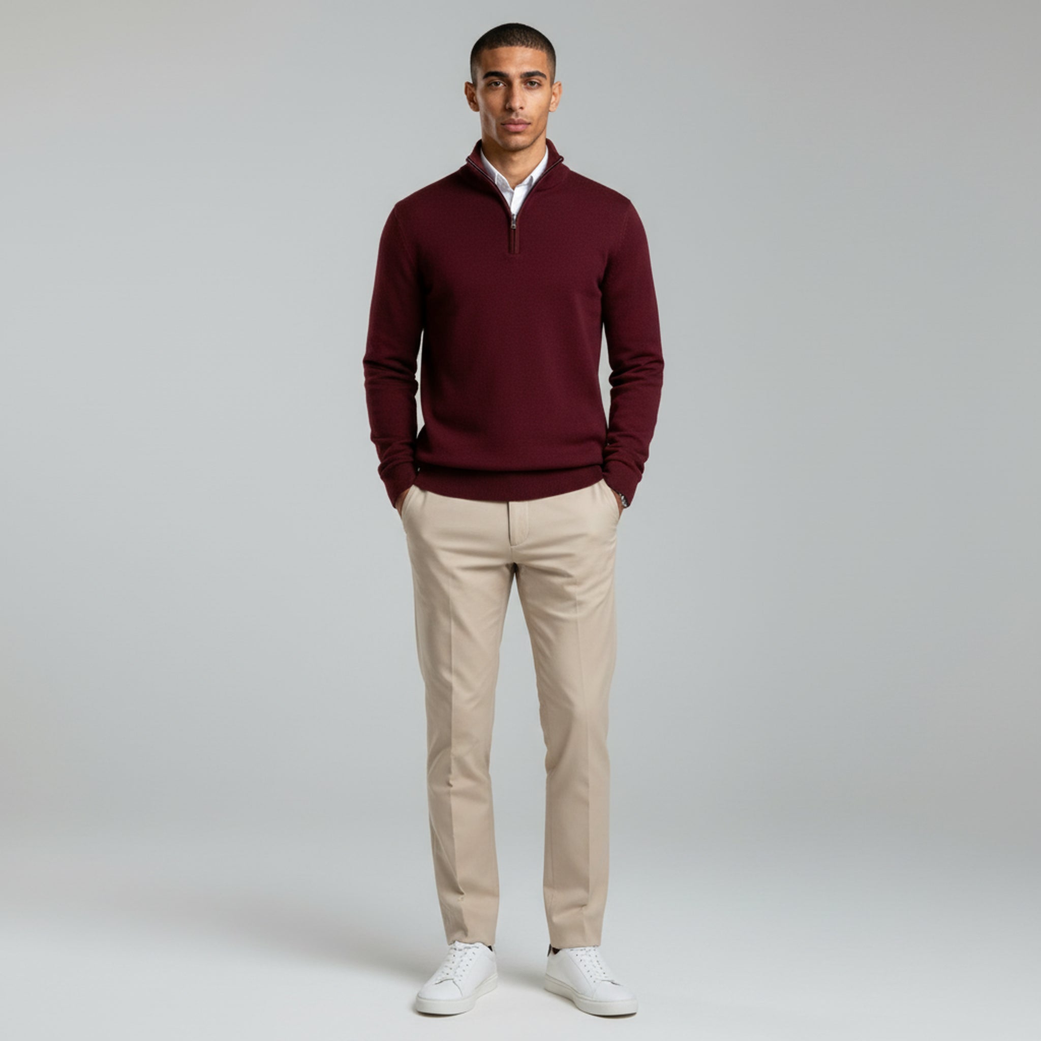 Knit Pullover – Modern Comfort for Smart Casual Wear - 1