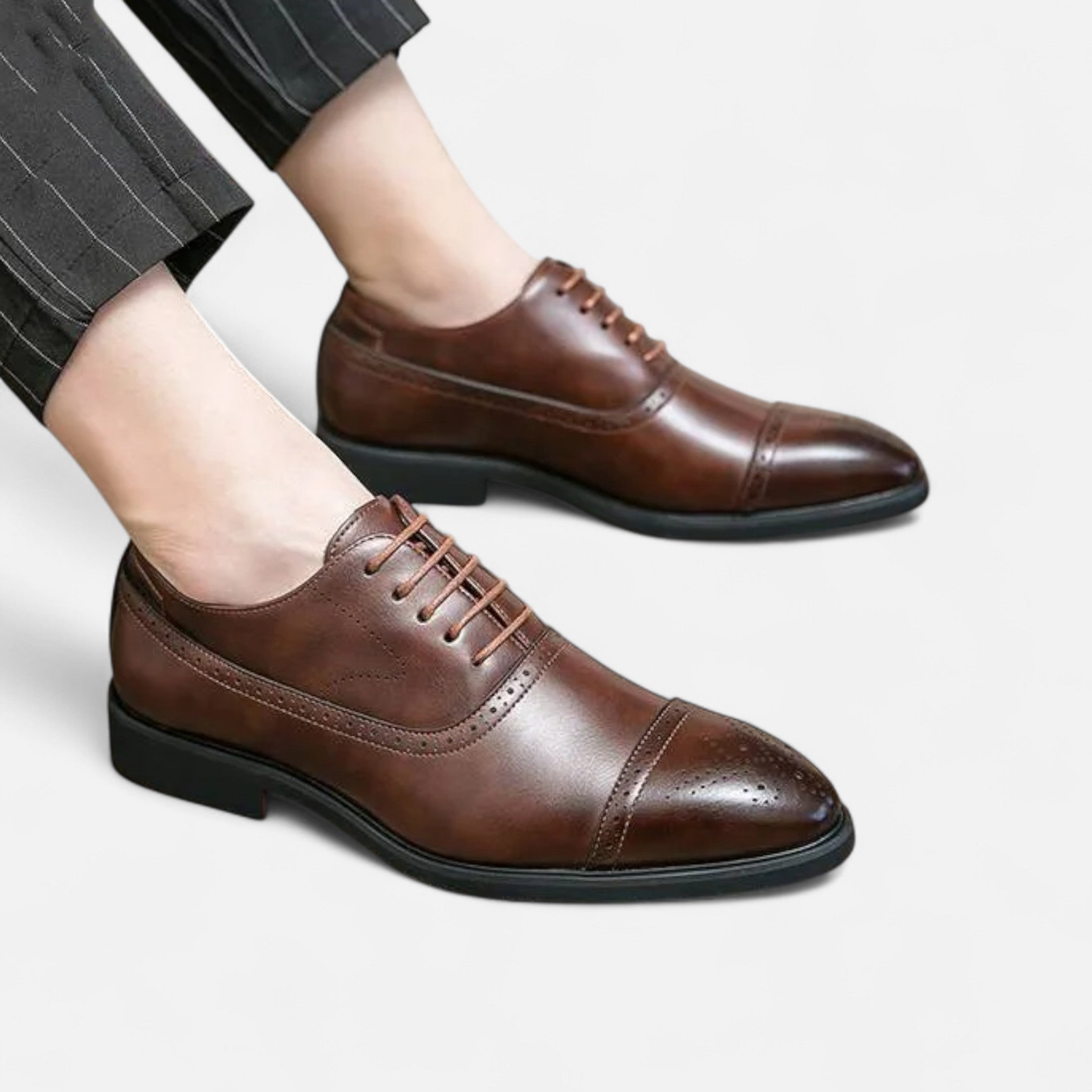 Men's Leather Ankle Boots – Pointed Toe – Sophisticated Casual Style 7