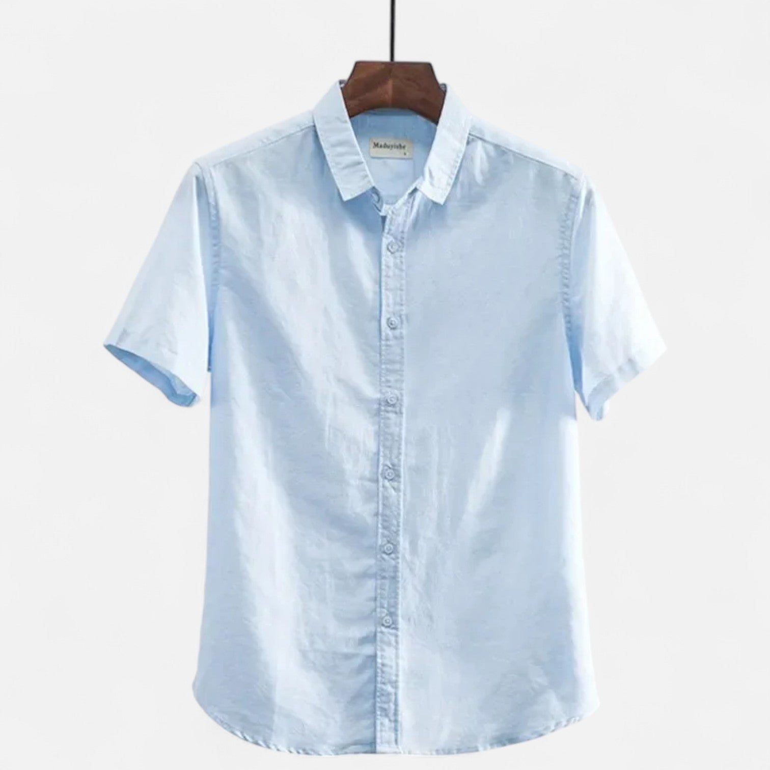 Men's Linen Shirt – Breathable Fabric – Casual Summer Style 1