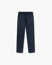 Men's Linen Trousers - Relaxed Fit Striped Linen Pants, Lightweight and Breathable for Casual Summer Style 1