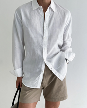 Men's Long Sleeve Linen Blend Shirt – Lightweight, Breathable Casual Wear for Summer Adventures 2