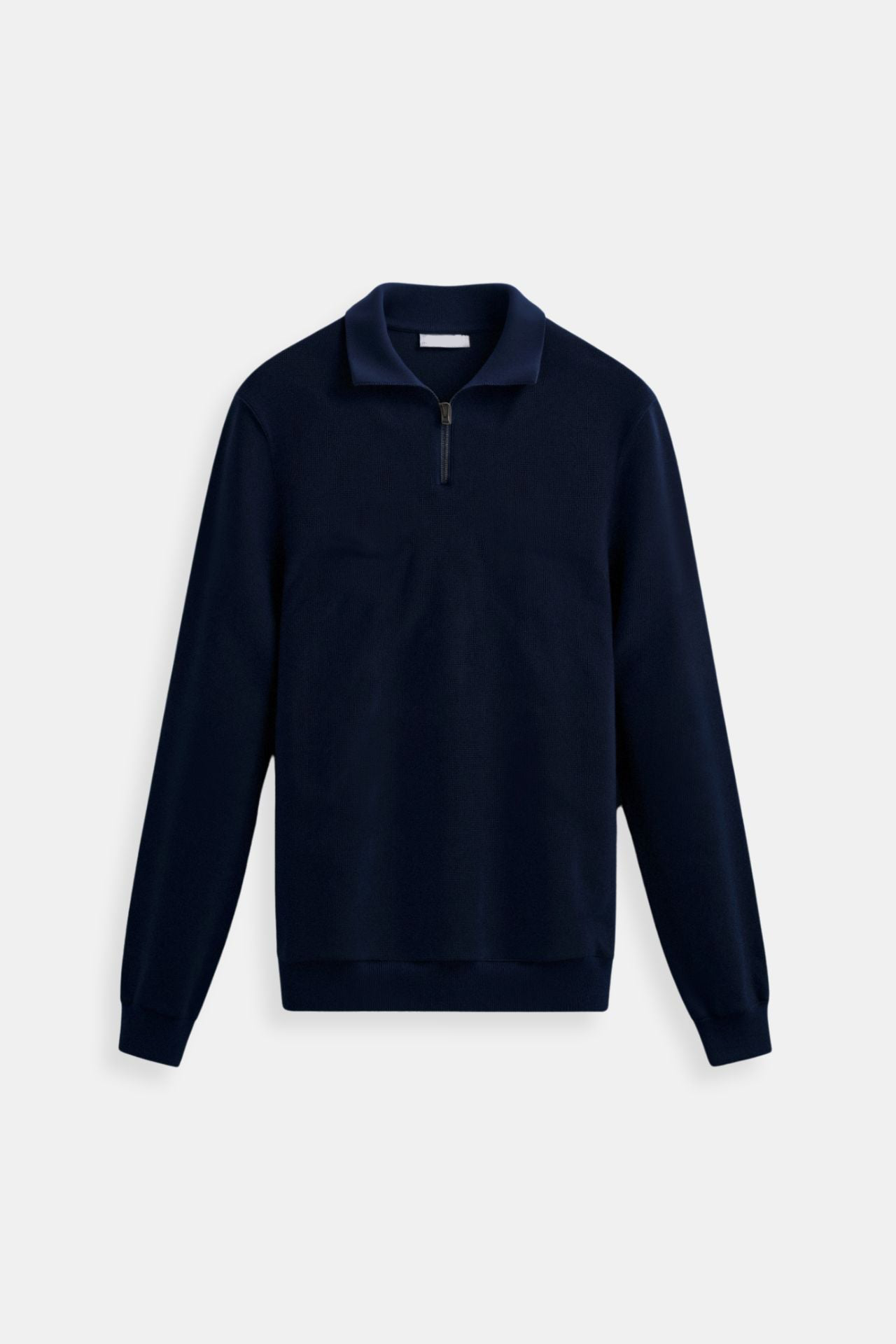 Men's Quarter Zip Sweater - Classic Knitted Wool Design 6