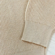 Men's Quarter Zip Sweater - Soft Cotton Knit with Ribbed Texture for Versatile Layering and Comfort 7