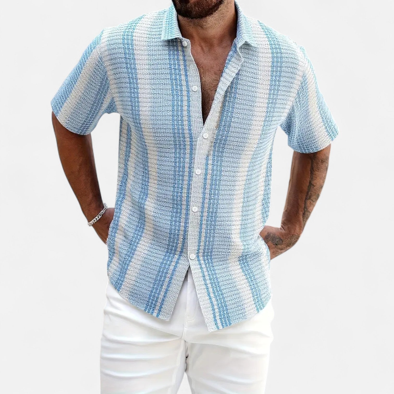Men's Shirt – Lightweight Fabric – Versatile Casual Style 0
