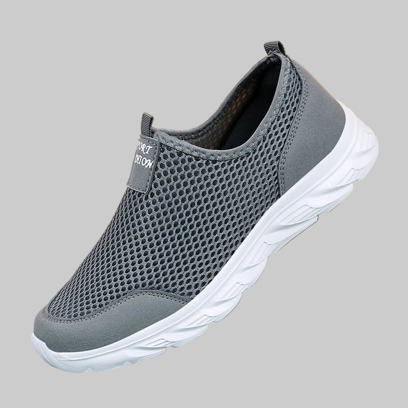 Men's Slip-On Shoes Black Size 42 Mesh Lightweight Casual Walking 2