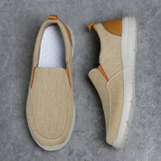 Men's Sneakers Blue Size 10 Canvas Slip-On 2