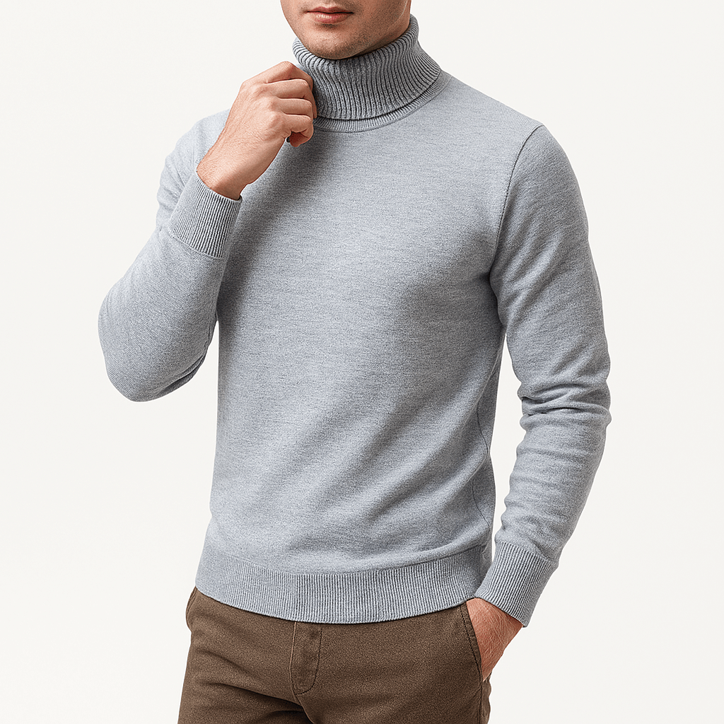 Men's Turtleneck Sweater - Classic Warmth and Style 3