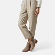 Mid Heel Chelsea Boots – Soft Suede – Versatile Everyday Style 1