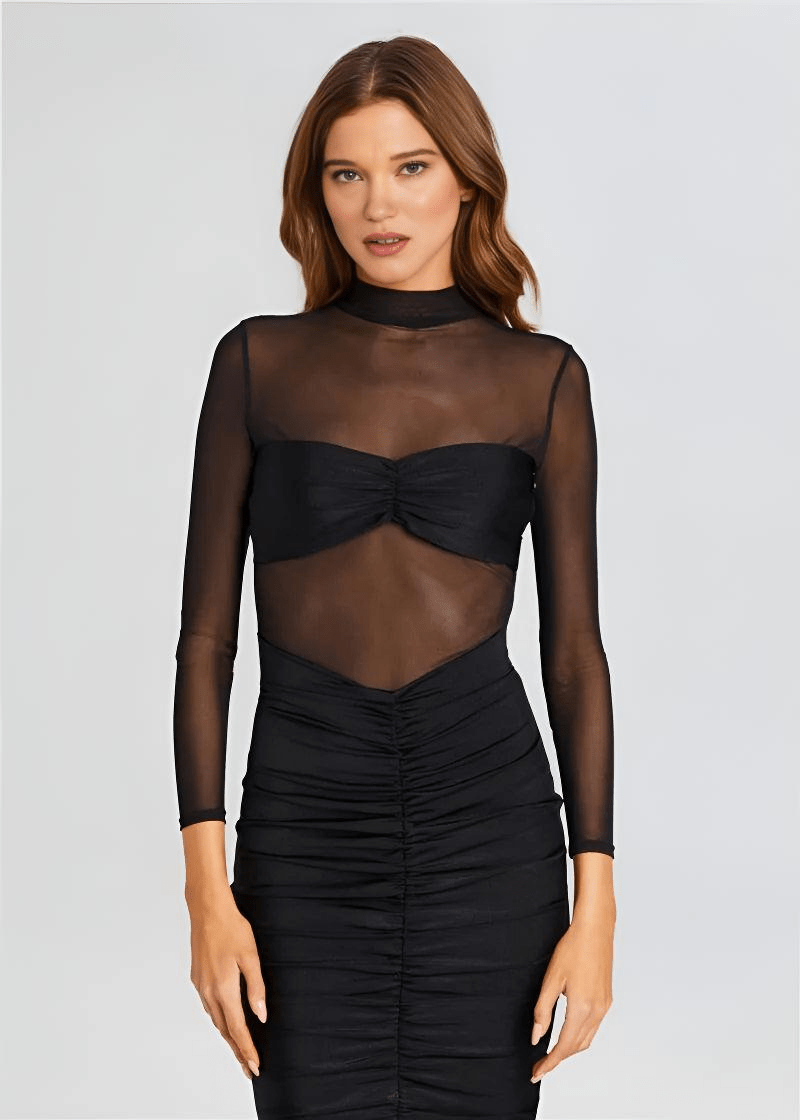 Midi Dress – Flattering Fit for Night Out Elegance - 1