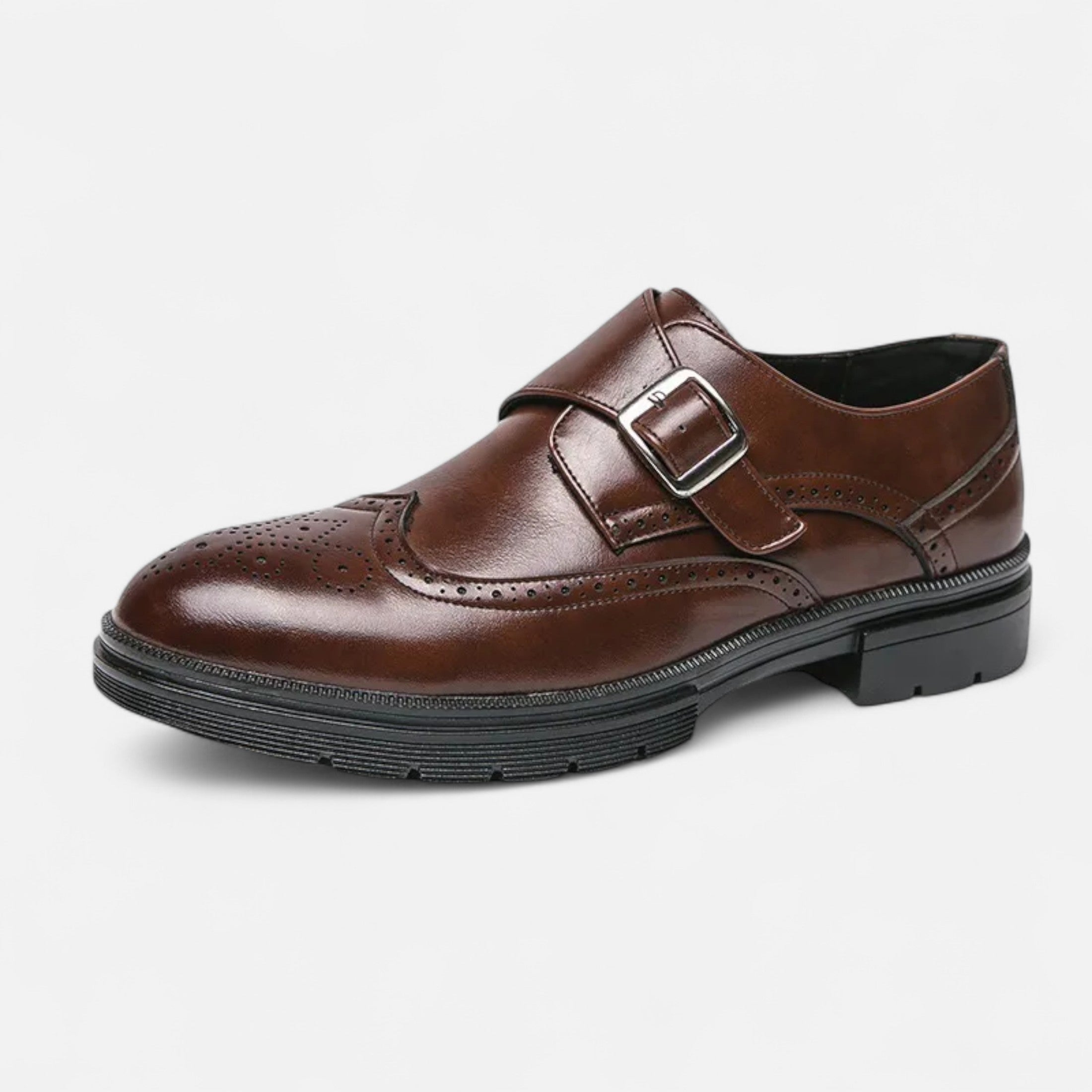 Monk Strap Brogue Oxford Shoes – Elegant Formal Style – Perfect for Events 4