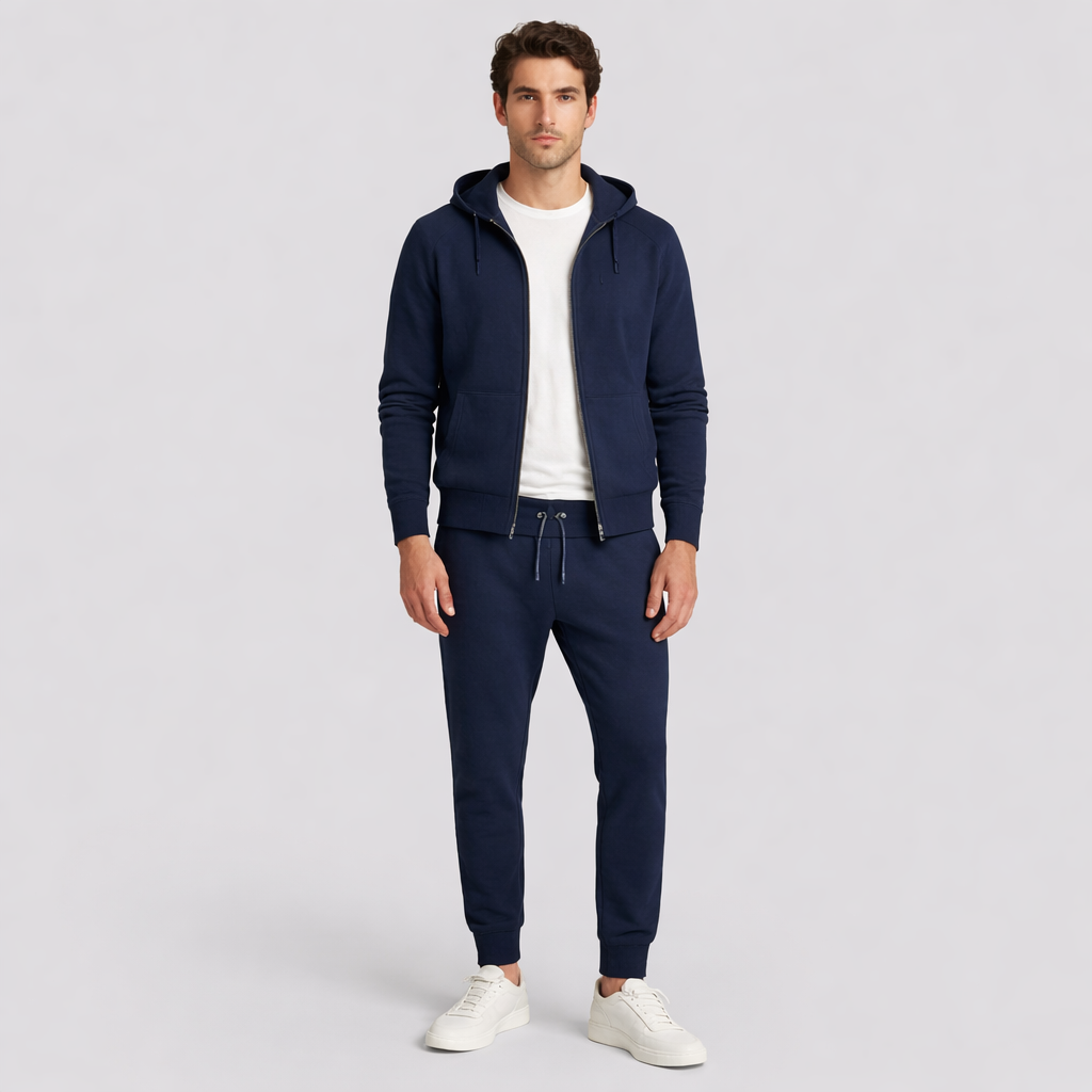 Set – Mens – All Season – Men's Tracksuit Set with Zip Hoodie and Jogger Pants – Montford Co
