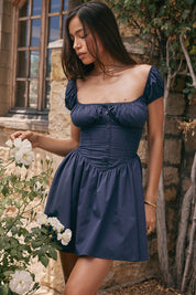 Mini Dress – Ruched Bodice – Feminine Day-to-Night Style