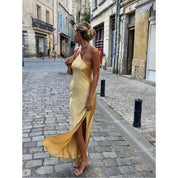 One shoulder slip Dress