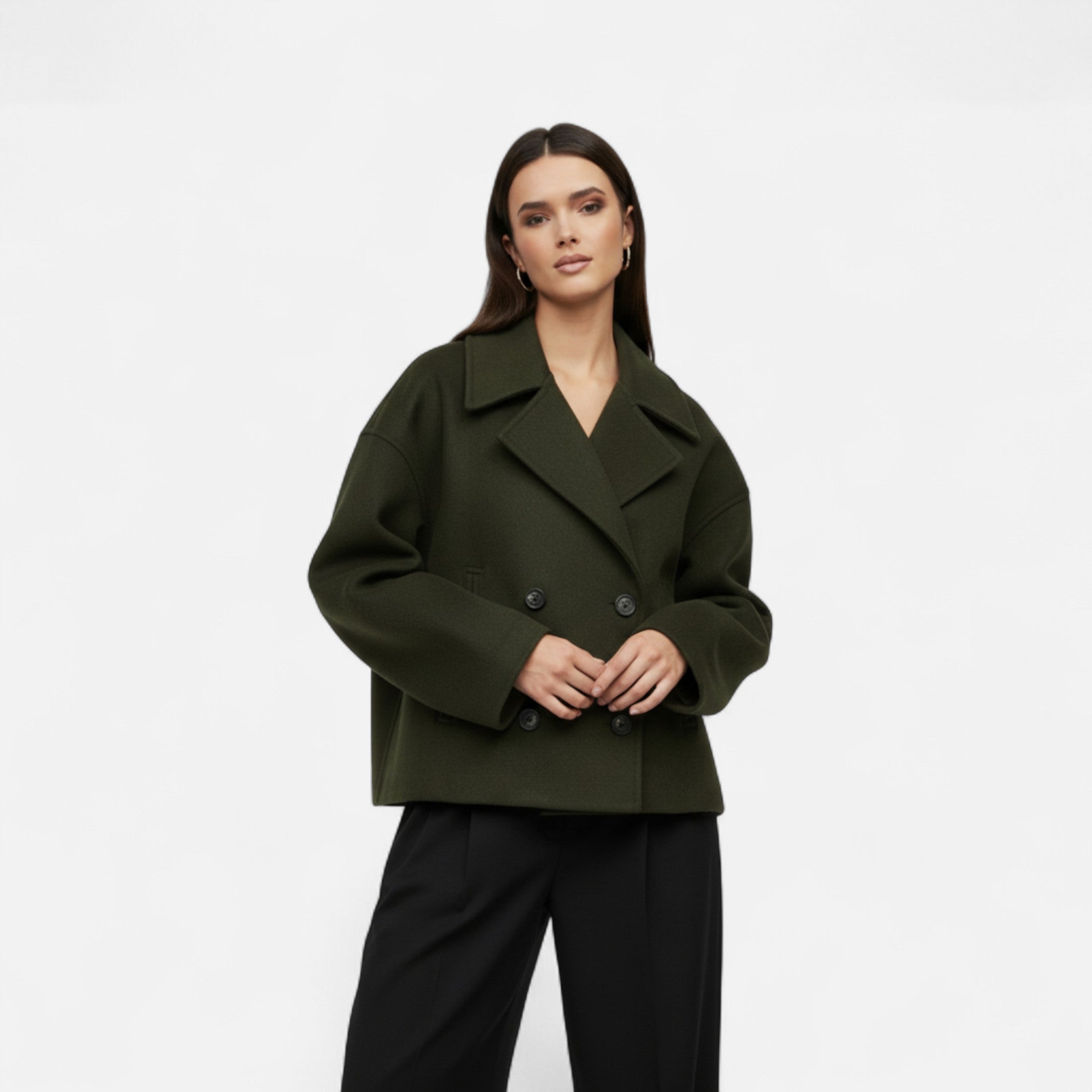 Oversized Coat – Lightweight Fabric – Modern Urban Style 1