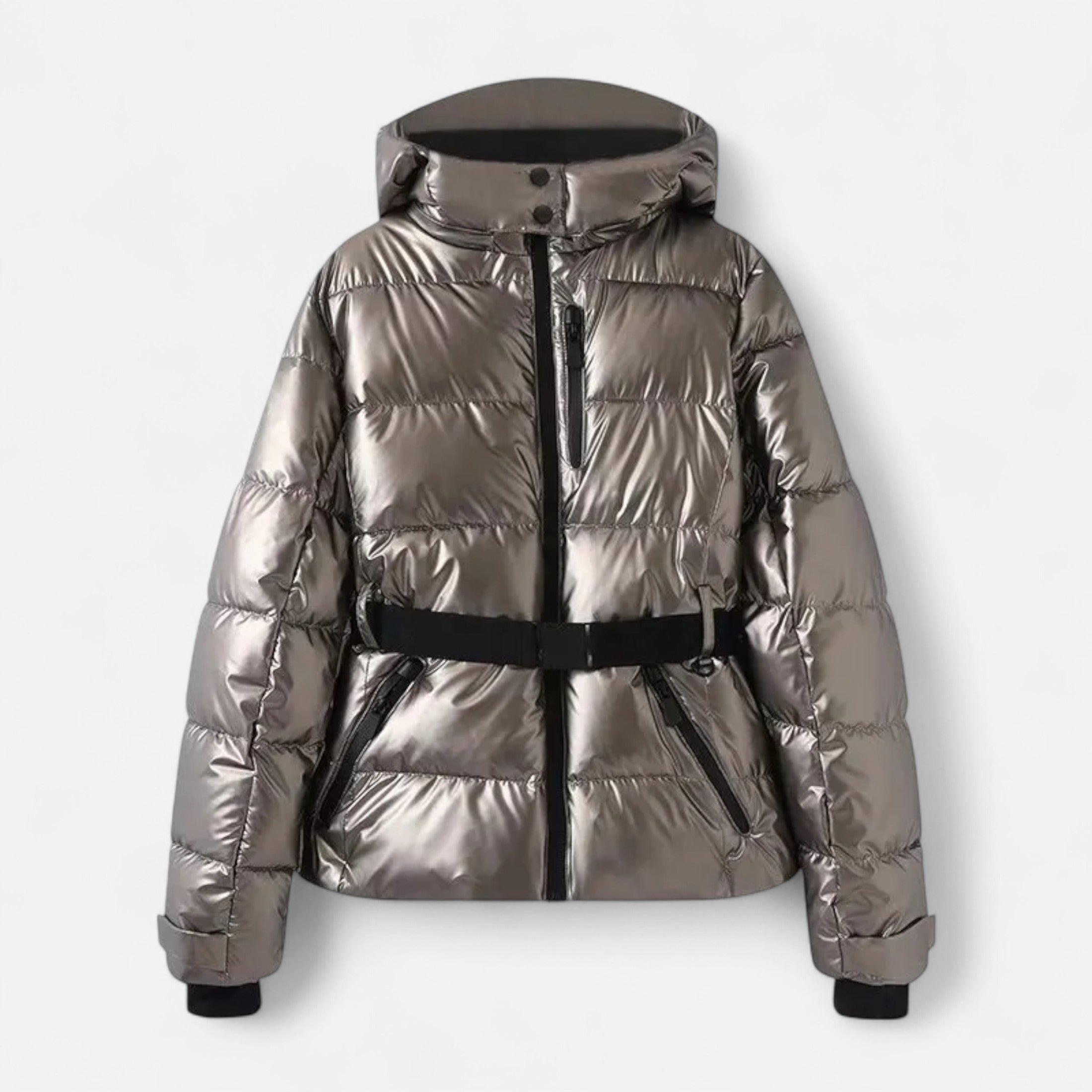 Puffer Jacket – Adjustable Belt – Chic Winter Wardrobe Essential 6