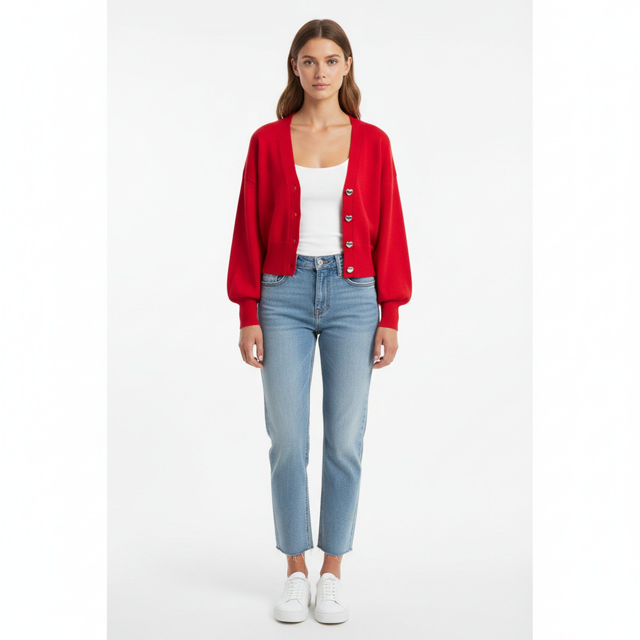 Cropped Knit Cardigan – Cozy Layering for Autumn Days - 1