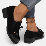 Retro Loafers – Decorative Bow – Everyday Chic for Women 4