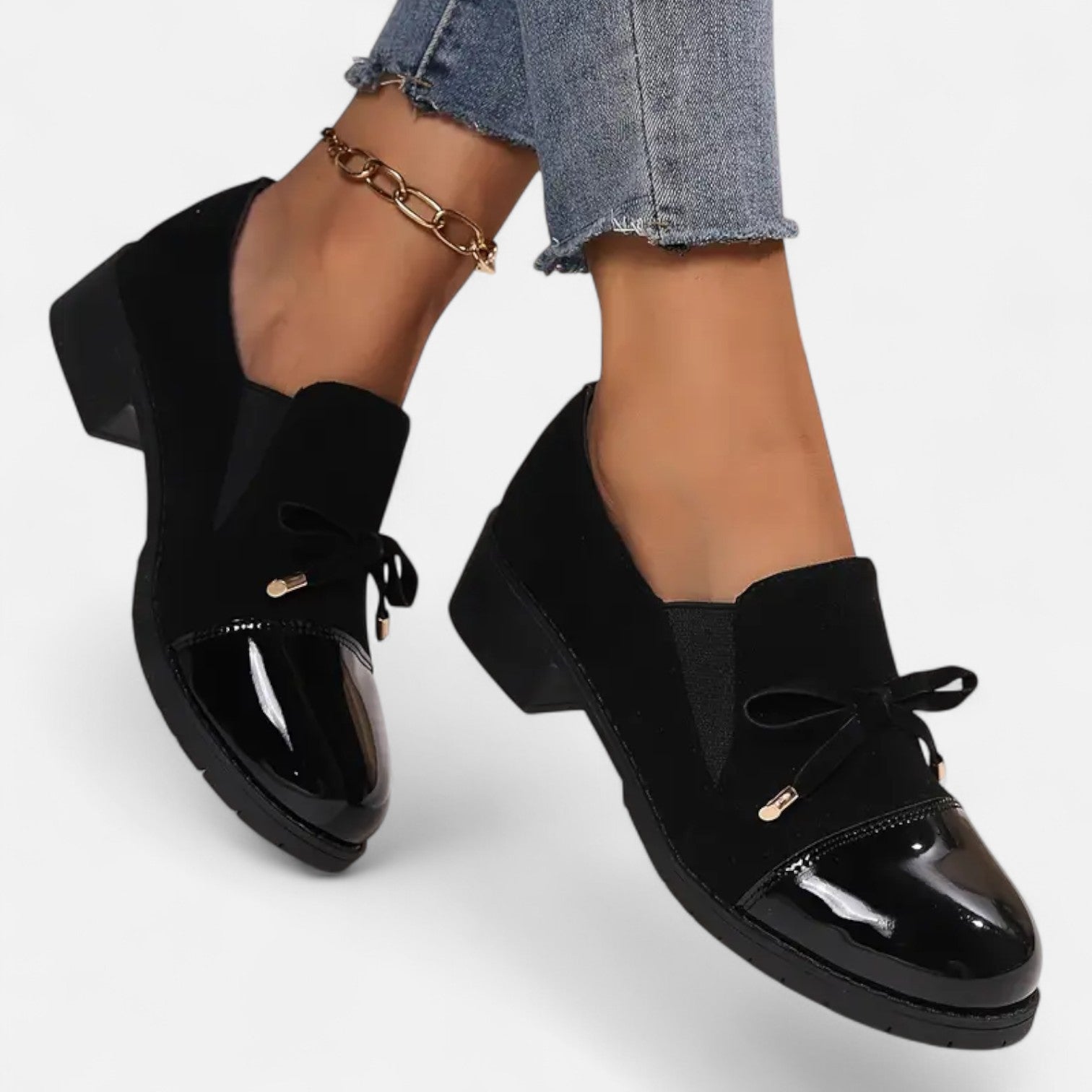 Retro Loafers – Decorative Bow – Everyday Chic for Women 6