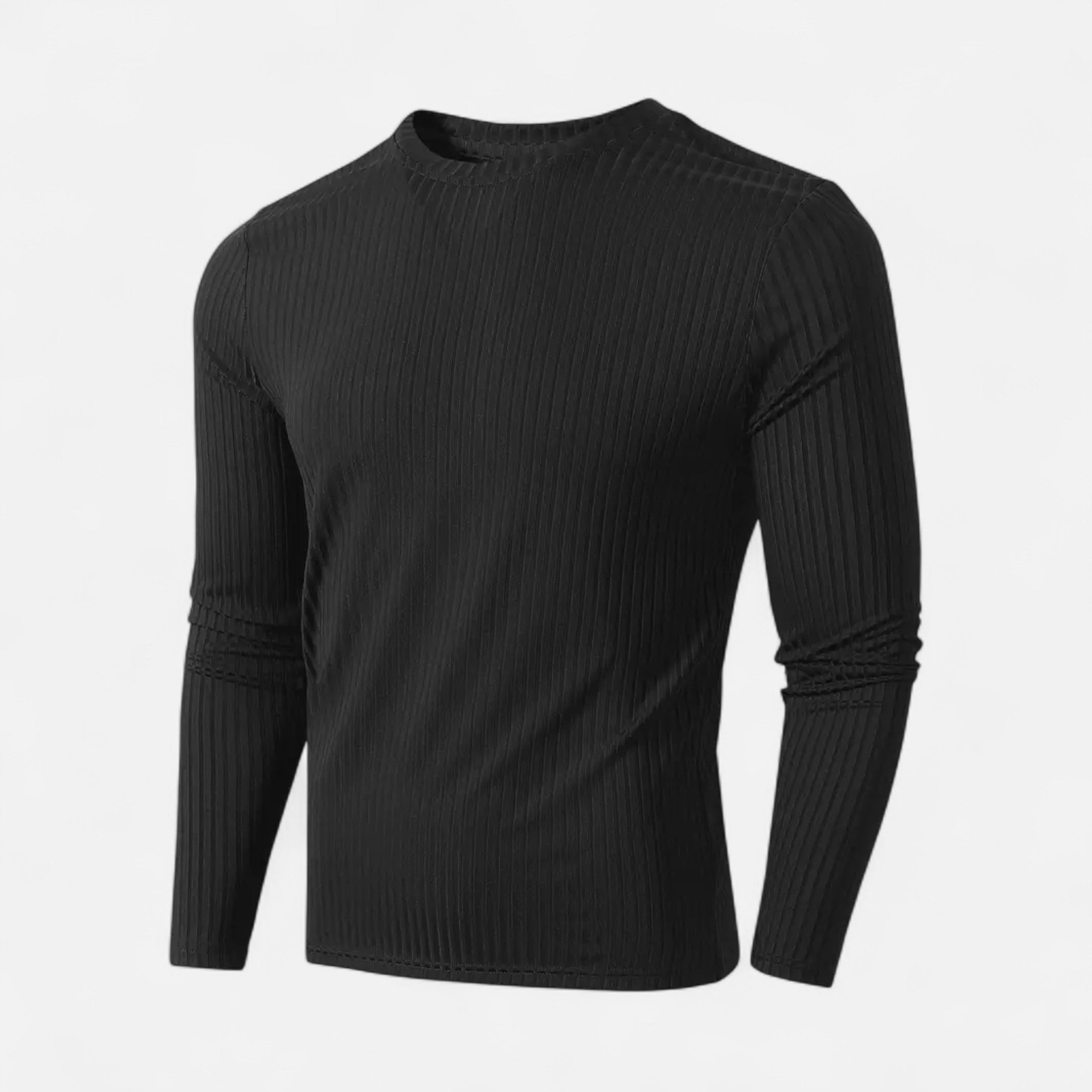 Ribbed Long Sleeve T-Shirt – Soft Fabric – Casual Sophistication 10