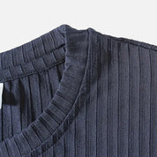 Ribbed Long Sleeve T-Shirt – Soft Fabric – Casual Sophistication 4