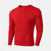 Ribbed Long Sleeve T-Shirt – Soft Fabric – Casual Sophistication 9