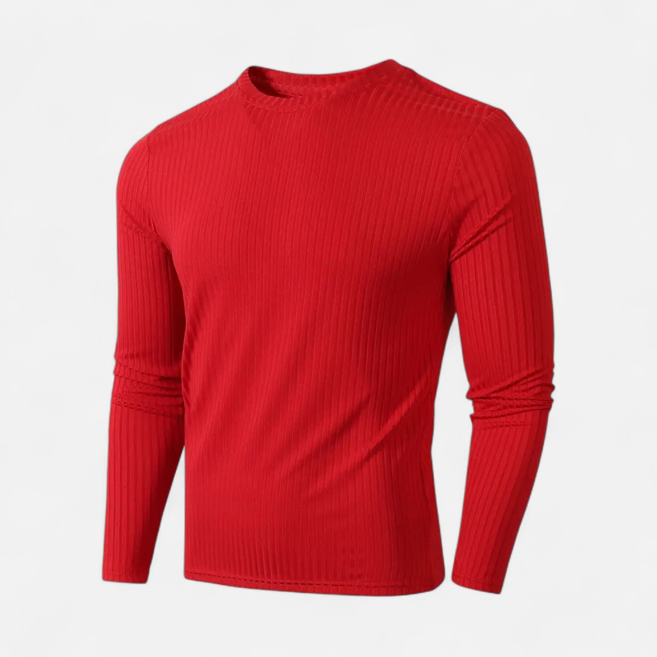 Ribbed Long Sleeve T-Shirt – Soft Fabric – Casual Sophistication 9