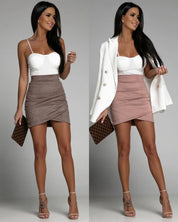 Suede Skirt