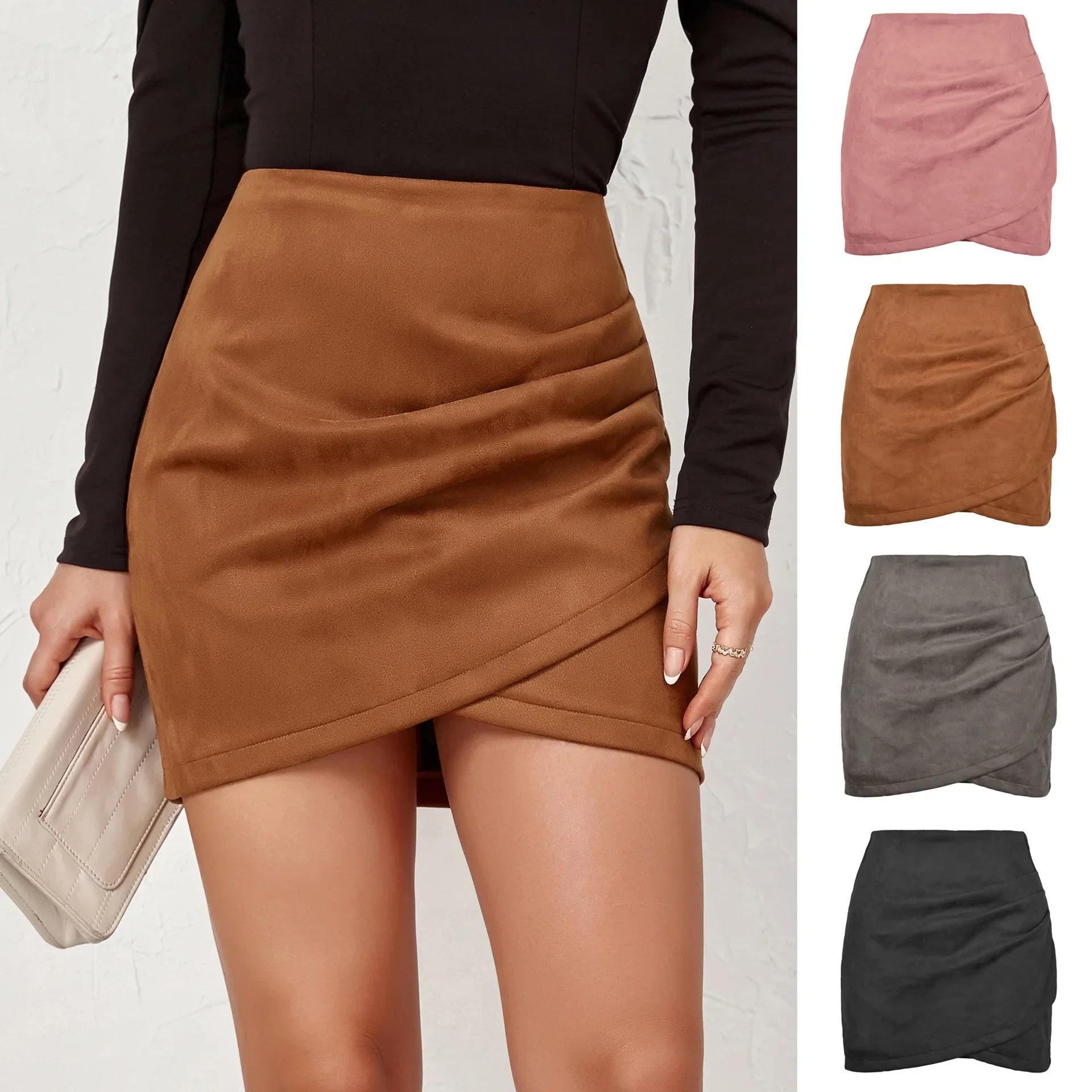 Suede Skirt