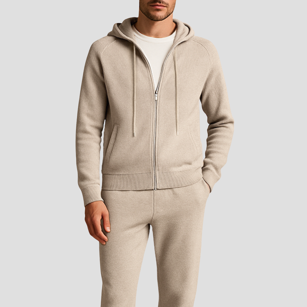 Set – Mens – All Season – Men's Loungewear Set Zip Hoodie Jogger Pants – Montford Co 0