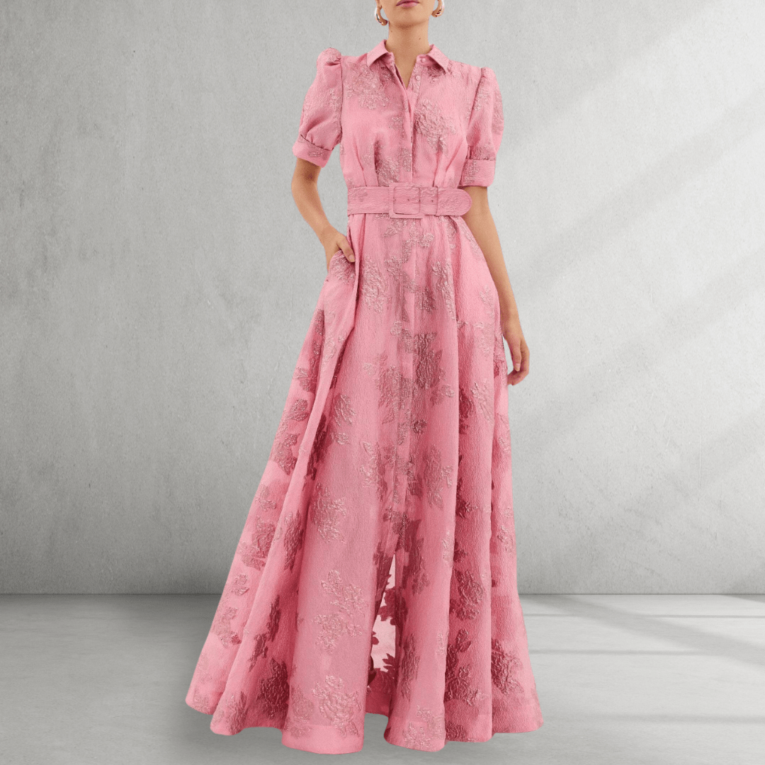 Short Puff Sleeves Dress