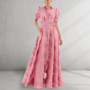 Short Puff Sleeves Dress