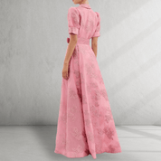 Short Puff Sleeves Dress