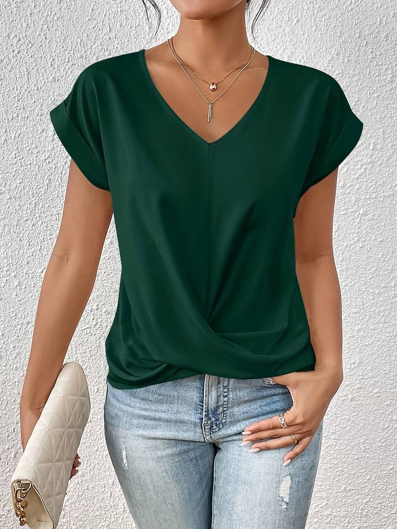 Short Sleeve V-Neck Shirt