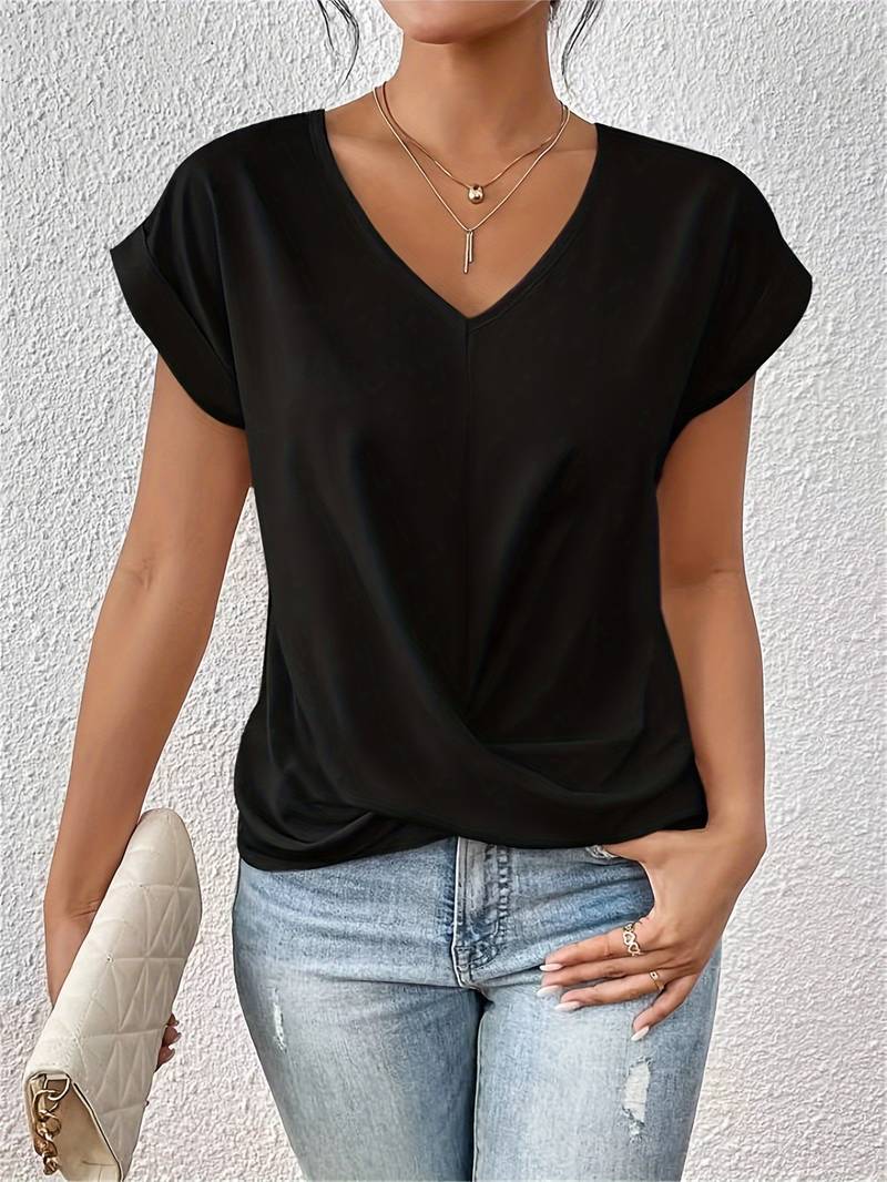 Short Sleeve V-Neck Shirt