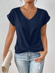 Short Sleeve V-Neck Shirt