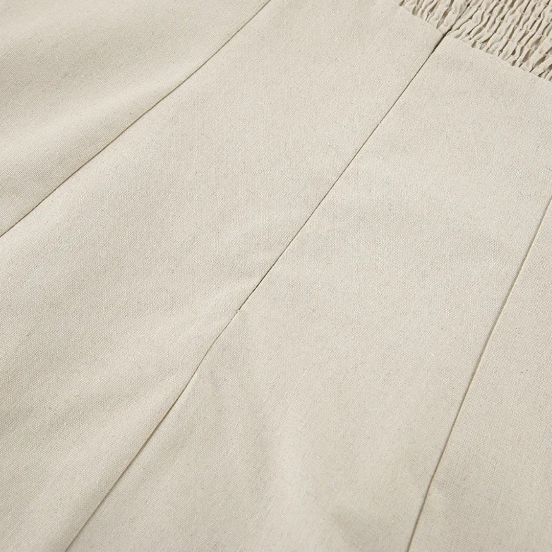 Strapless Maxi Dress – Breathable Linen – Effortless Summer Style 4
