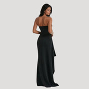 Strapless Maxi Dress – Elegant Ruching – Formal Wedding Guest Look 2