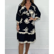 Summer Dress – Vibrant Print – Casual Day Out Style 2