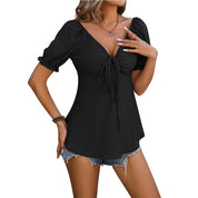 T-Shirt with V-Neck